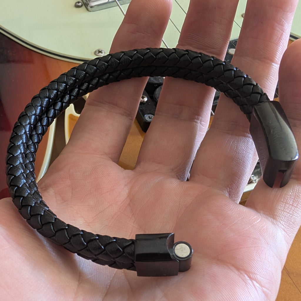 Le Corbeau | Bracelet Nocturne en Matière Végane