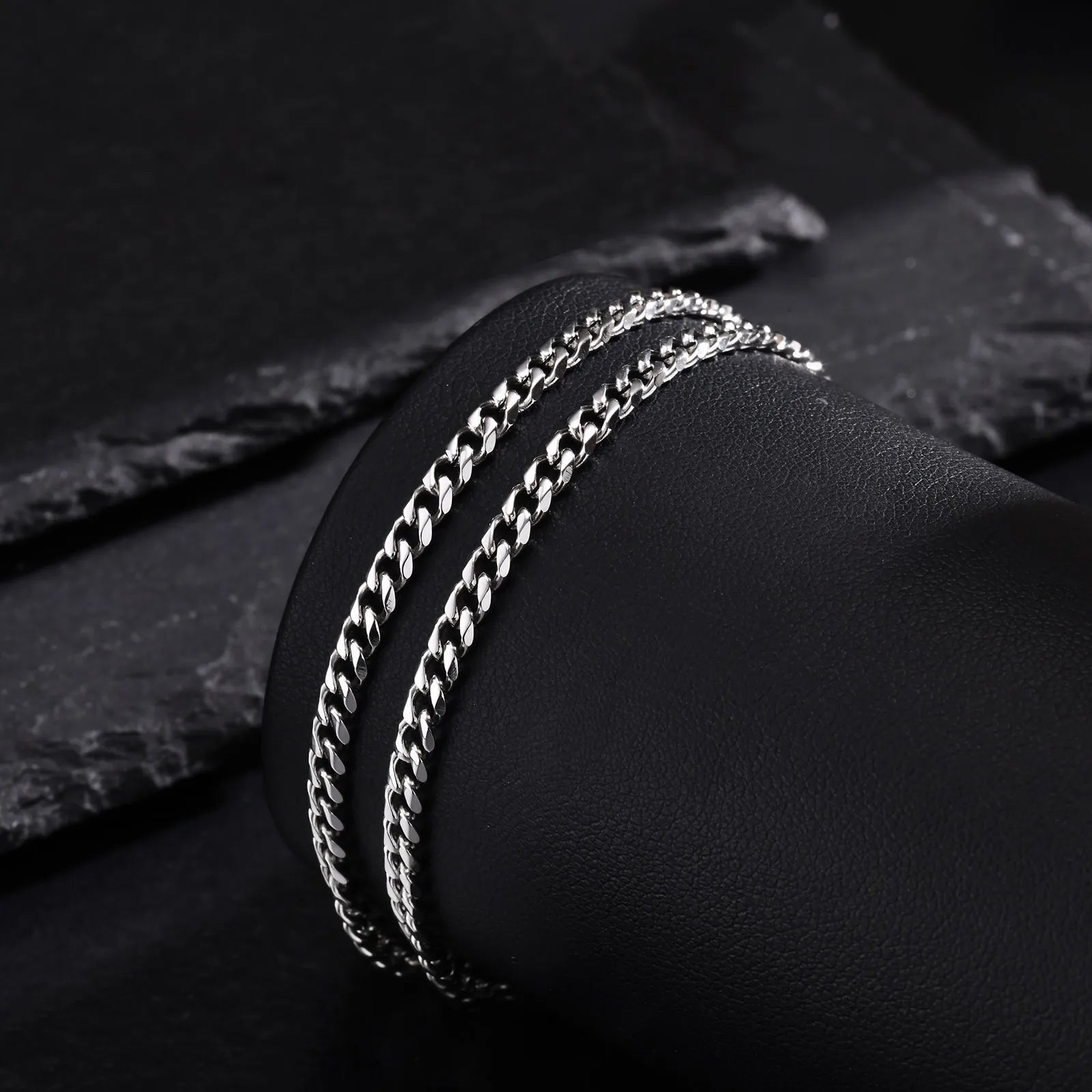 Le Relais | Bracelet Double Tour en Chaîne d'Acier