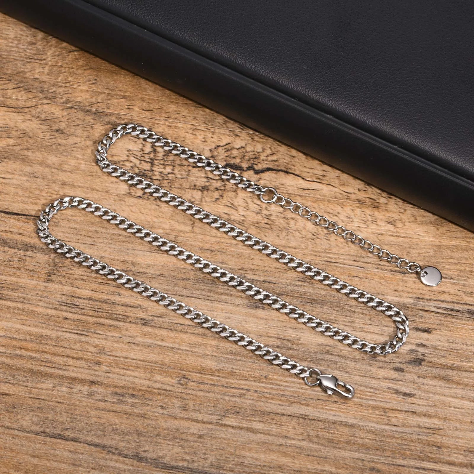 Le Relais | Bracelet Double Tour en Chaîne d'Acier