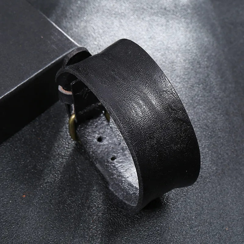 L'Insoumis | Manchette Noire de Force Style Rebelle