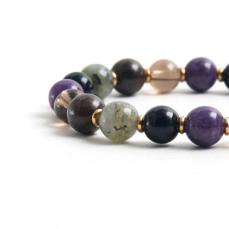 La Mosaïque | Bracelet en Pierres de Couleurs et Acier