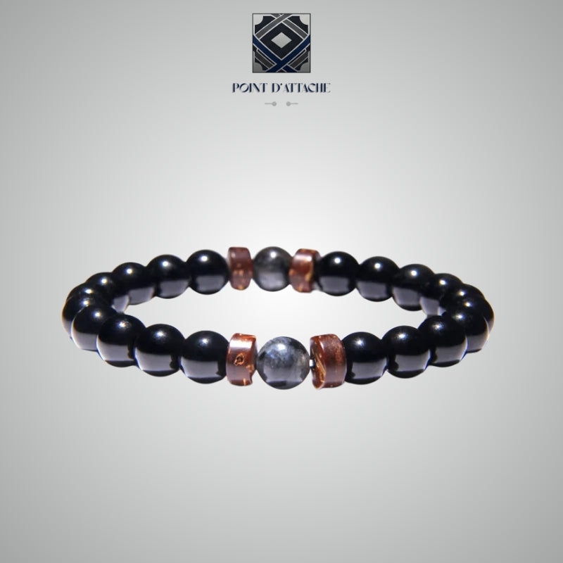 L'Hypnose | Bracelet de Concentration en Pierres Noires
