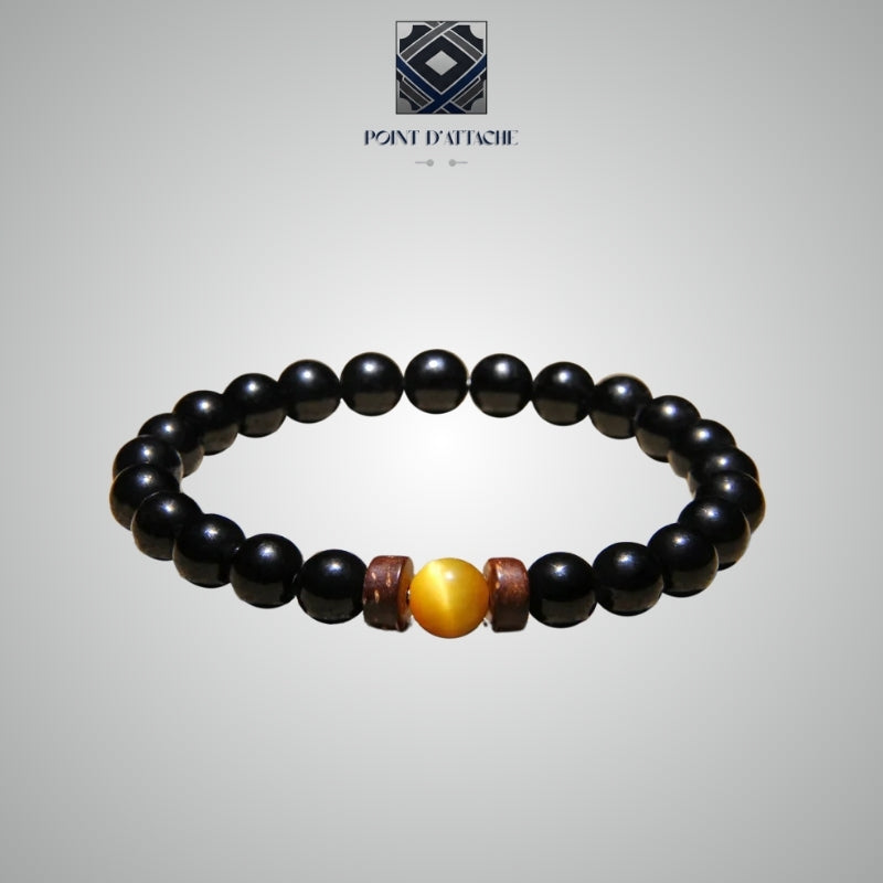 Le Zénith | Bracelet Solaire en Oeil de Tigre Jaune