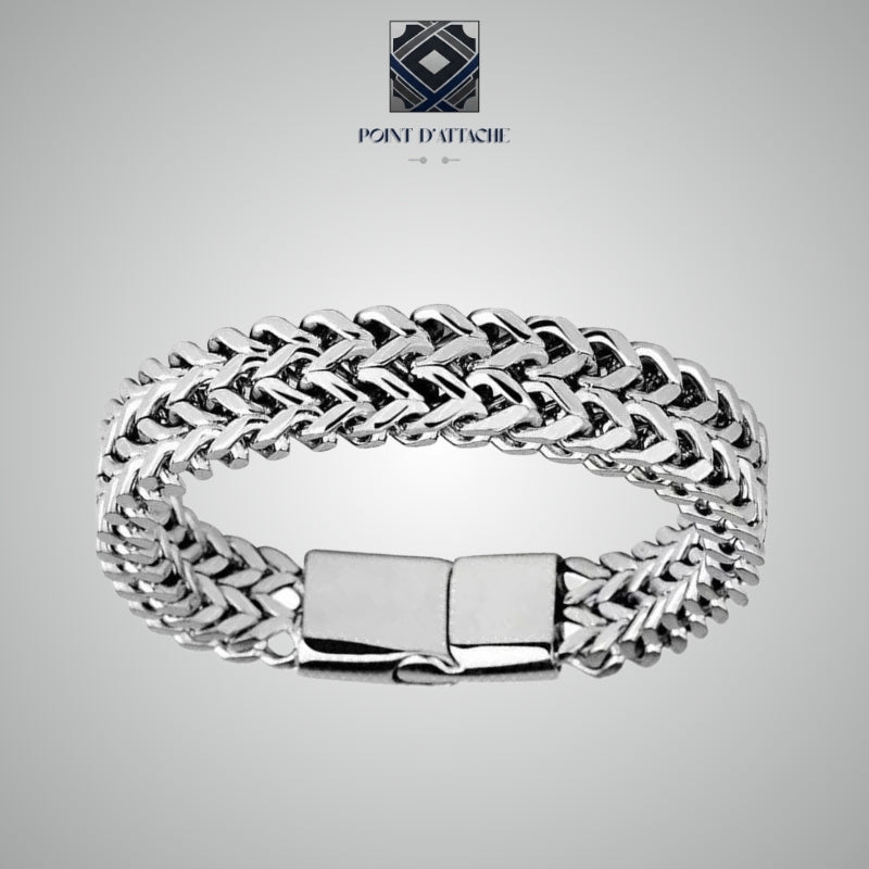 La Carapace | Bracelet Protecteur en Acier Inoxydable
