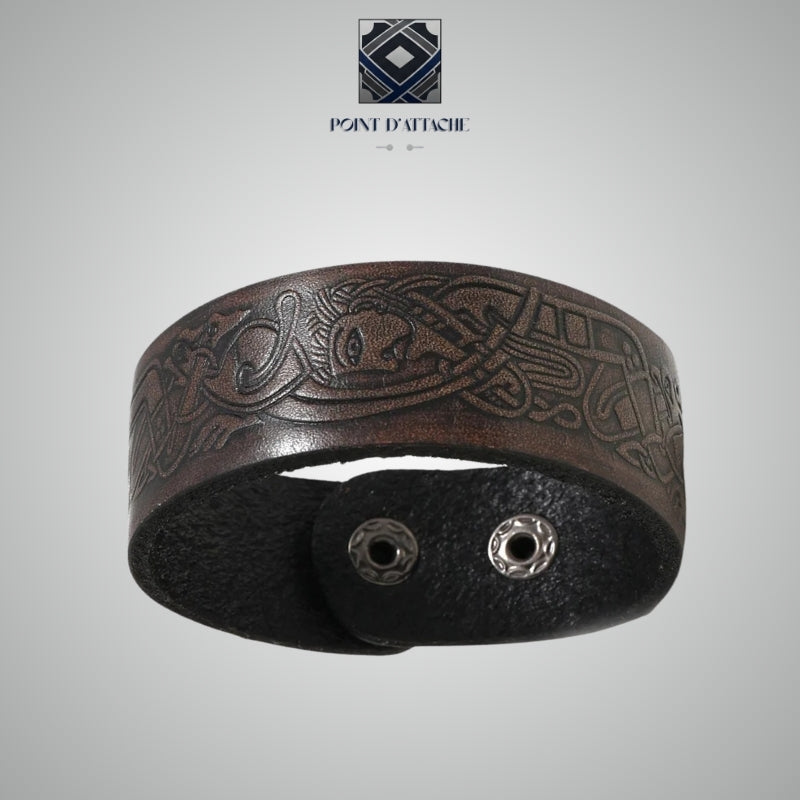 La Saga | Manchette Narrative Viking Marron Foncé