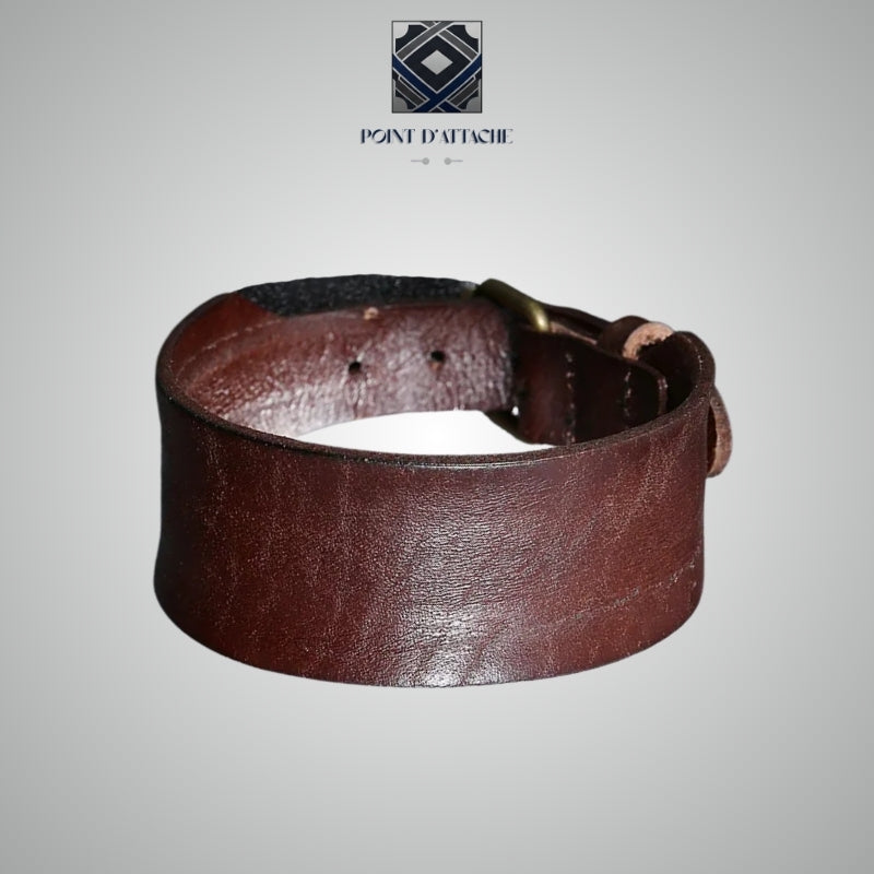 Le Survivant | Manchette de Force en Matière Végane Marron