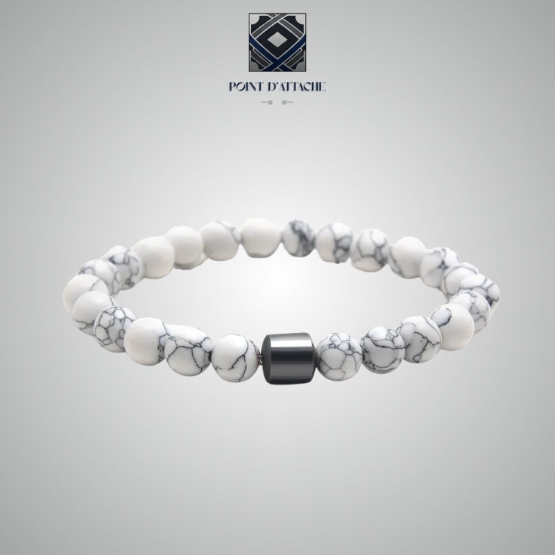 La Lucidité | Bracelet de Clarté en Pierres Blanches