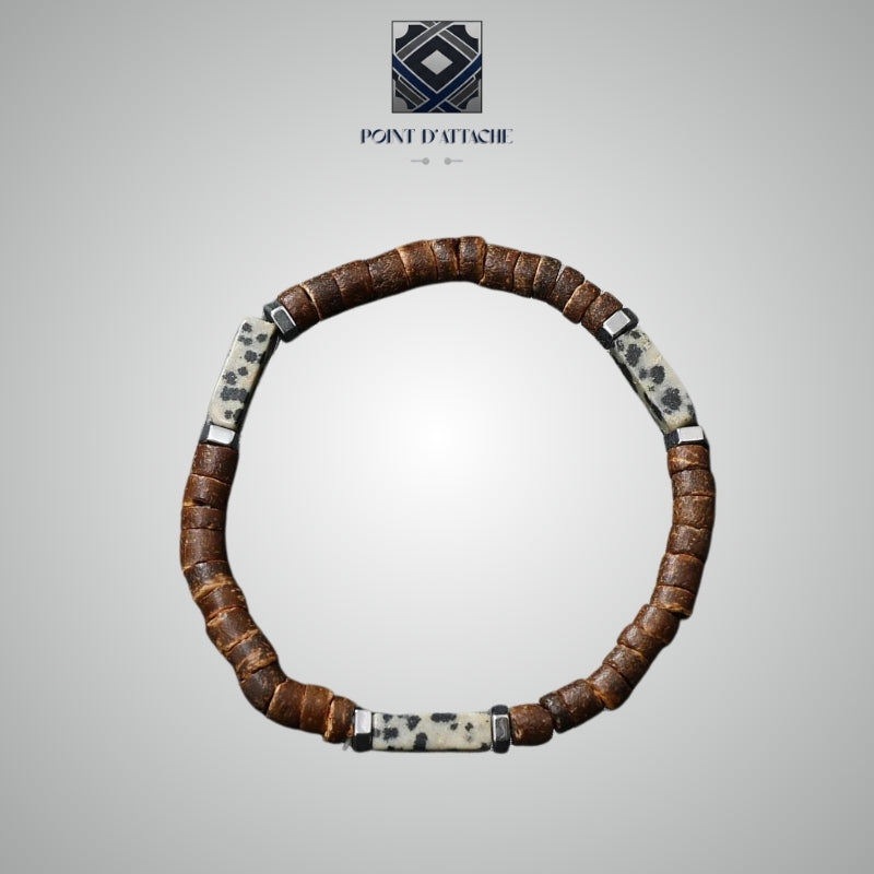 La Veillée | Bracelet Ethnique aux Tons Boisés