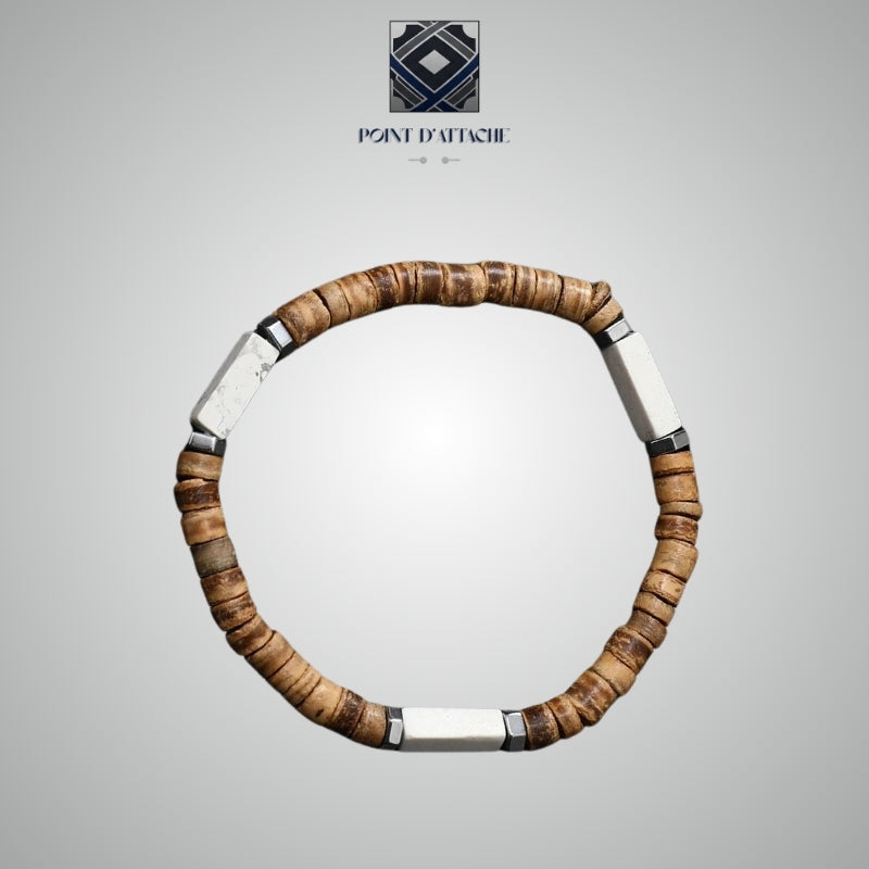 La Sérénité | Bracelet de Calme en Pierres Blanches