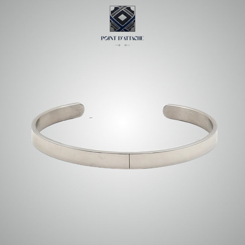 Le Postulat | Bracelet Jonc Minimaliste en Acier Inoxydable