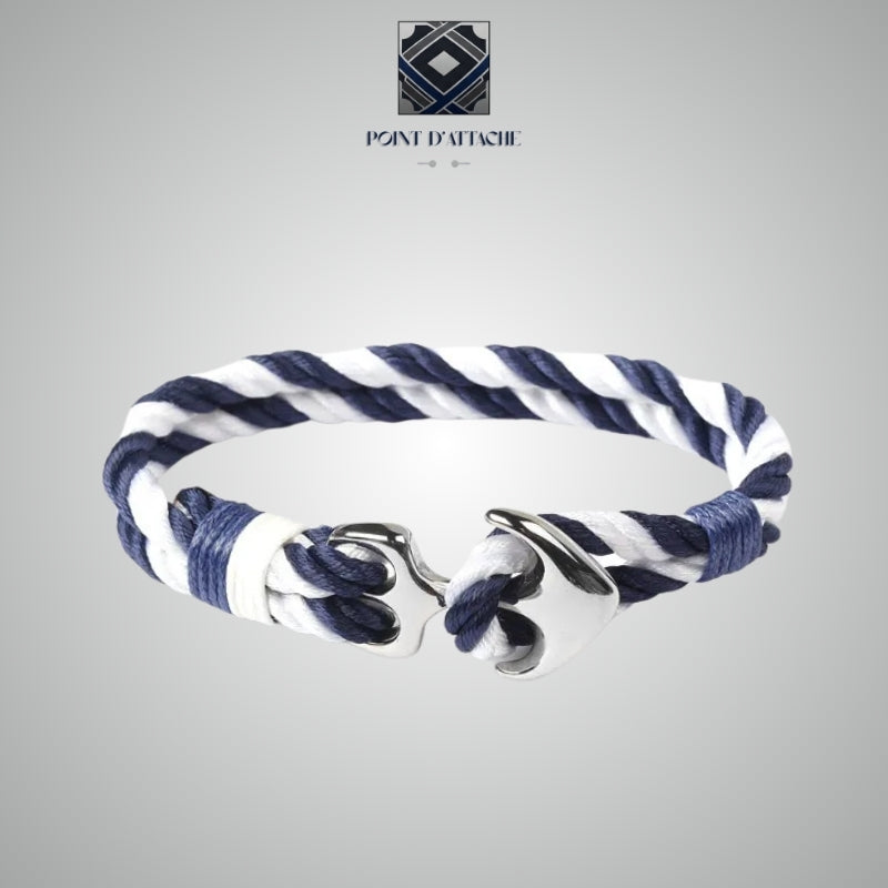 La Marée | Bracelet Marin en Corde Bicolore