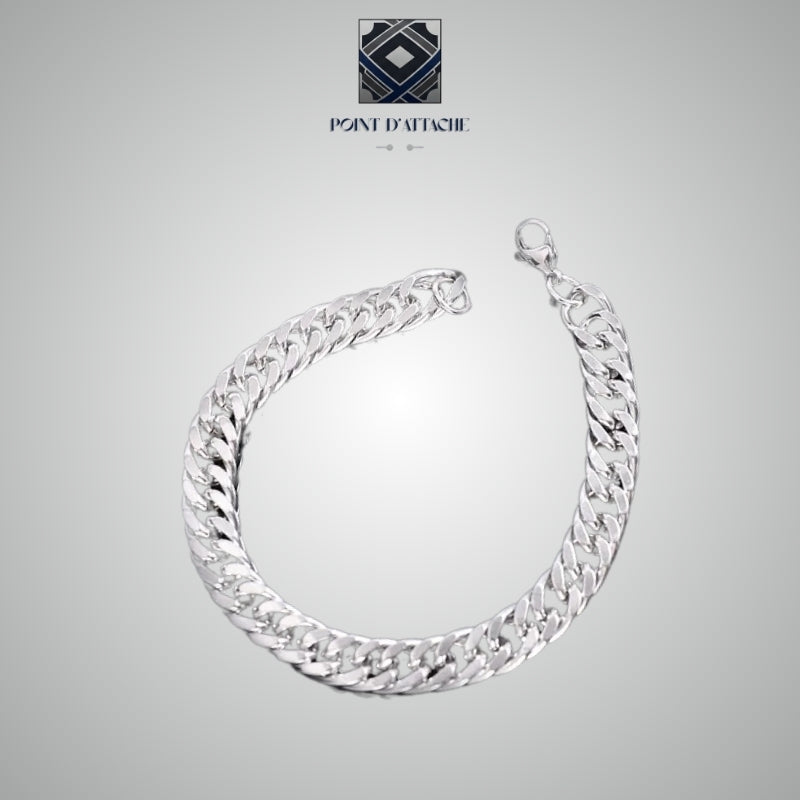 Le Fondement | Bracelet Chaîne Gourmette en Acier Inoxydable