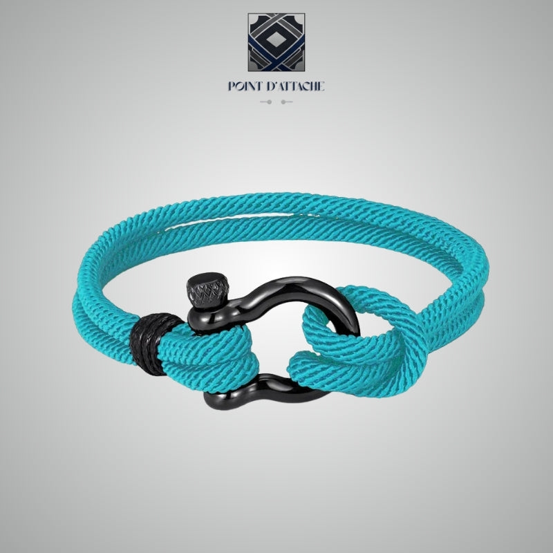 Le Lagon | Bracelet Corde de Milan Turquoise