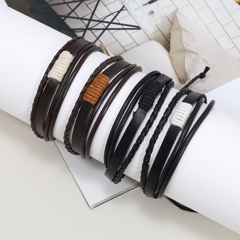 L'Asphalte | Bracelet Street en Matière Végane Noire