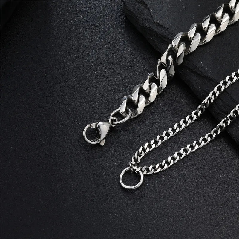 Le Gladiateur | Bracelet Double Maille en Acier Inoxydable